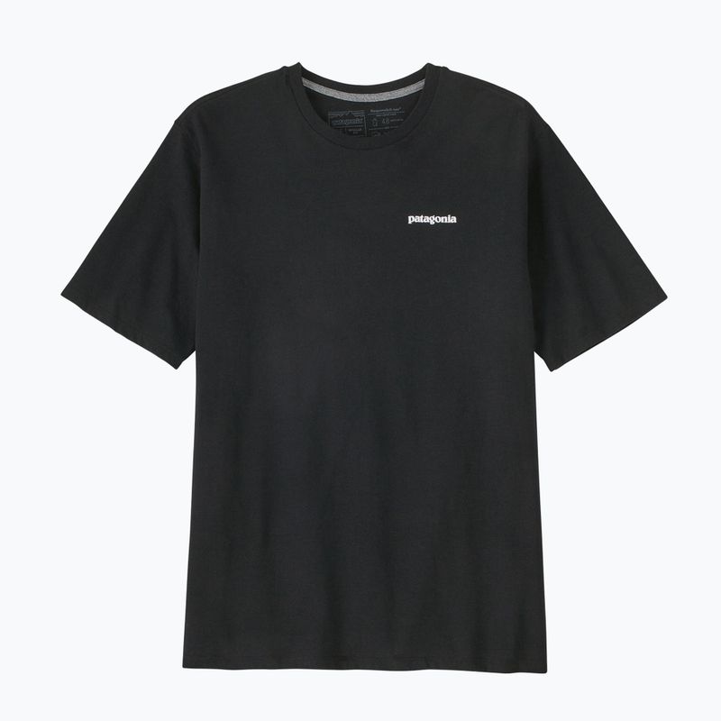 Men's Patagonia P-6 Logo Responsibili-Tee trekking t-shirt black 9