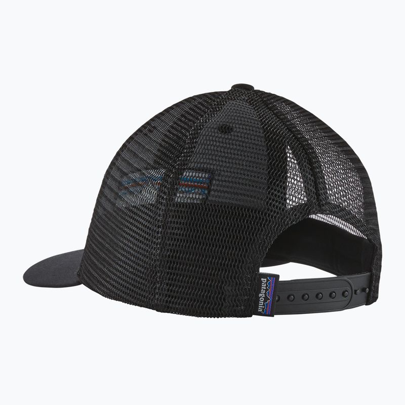 Patagonia P-6 Logo LoPro Trucker cap black 6