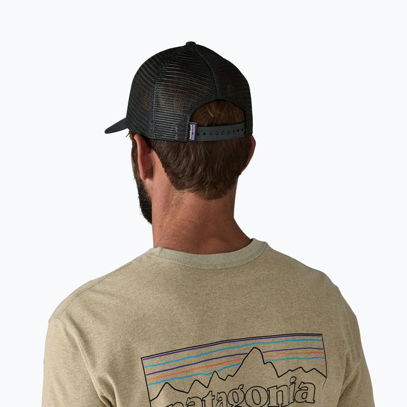 Patagonia P-6 Logo LoPro Trucker cap black 9