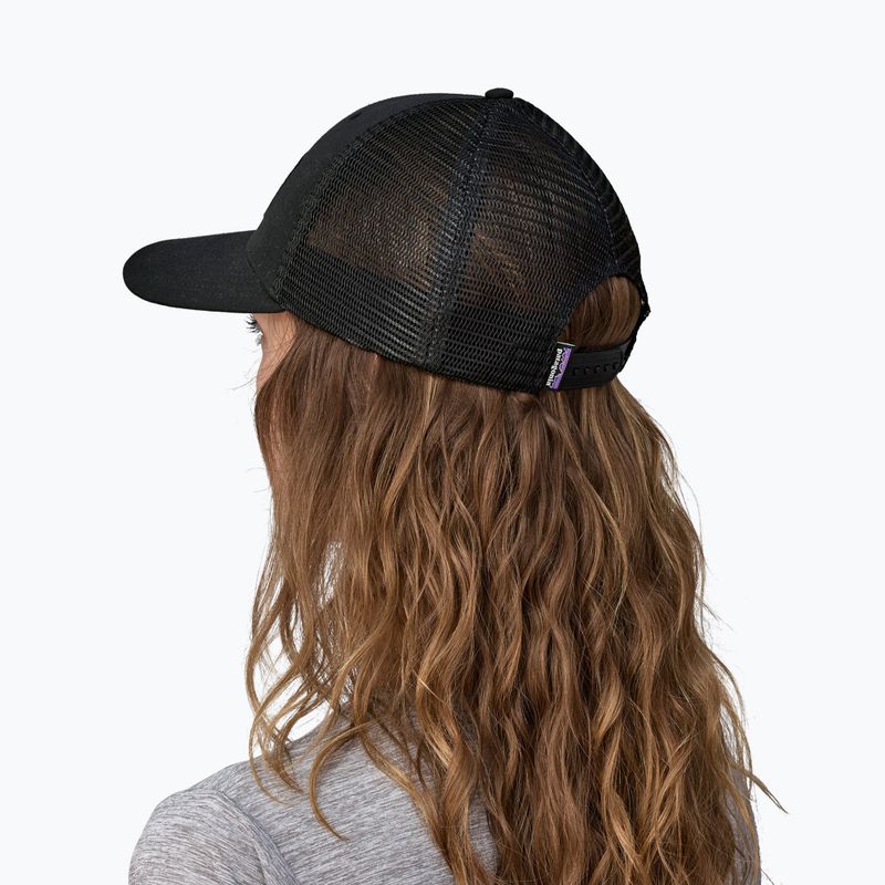 Patagonia P-6 Logo LoPro Trucker cap black 11