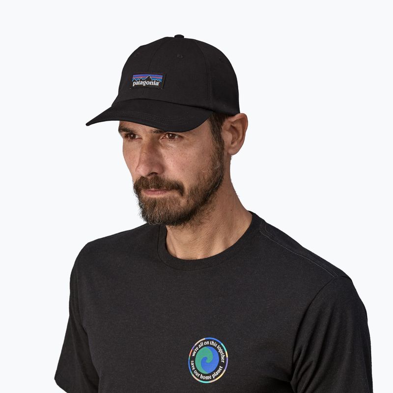 Patagonia P-6 Logo Trucker cap black 7