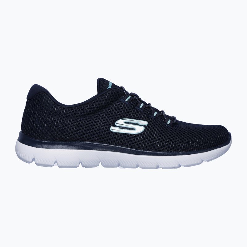 Women's training shoes SKECHERS Summits navy/light blue 7