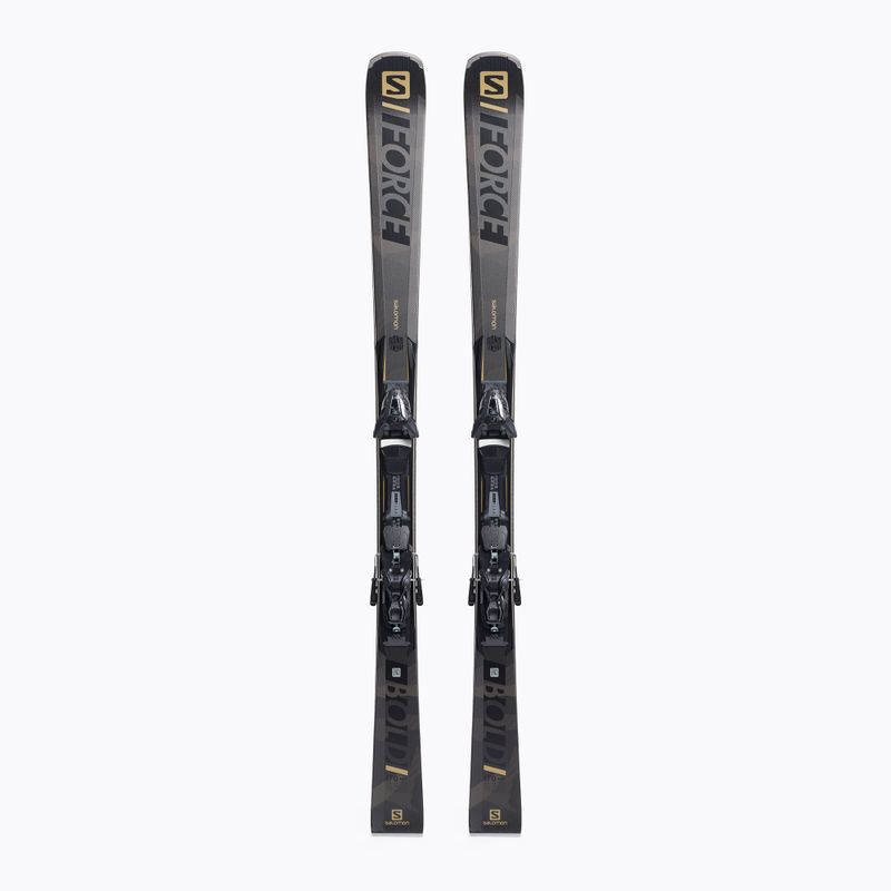 Salomon S Force Ti Bold + Z12 downhill skis black L41675400