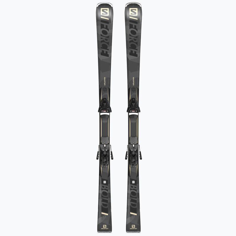 Salomon S Force Ti Bold + Z12 downhill skis black L41675400 10