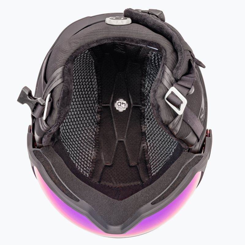 Salomon men's ski helmet Pioneer Lt Visor black L41199900 5