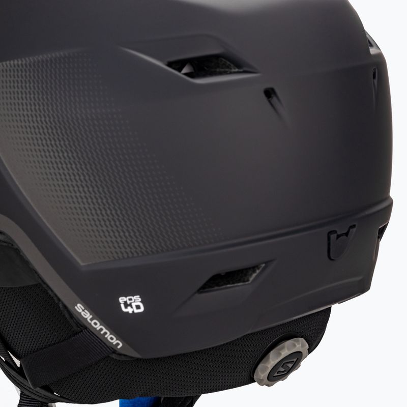 Salomon men's ski helmet Pioneer Lt Visor black L41199900 6