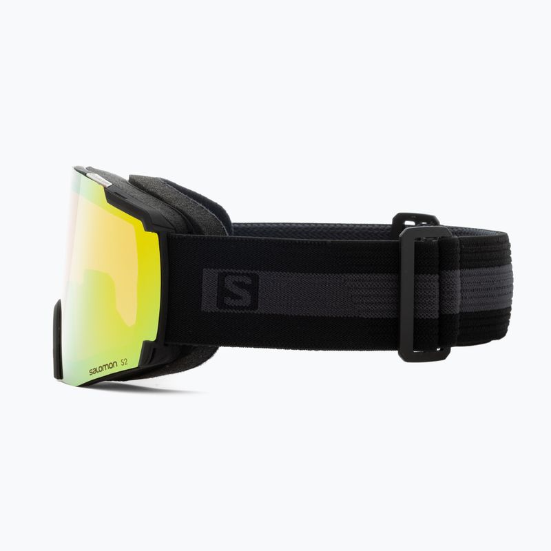 Salomon S/View ski goggles black brand/mid red L41153100 4