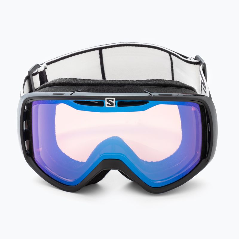 Salomon Aksium Photo ski goggles black/aw blue L41150800 2