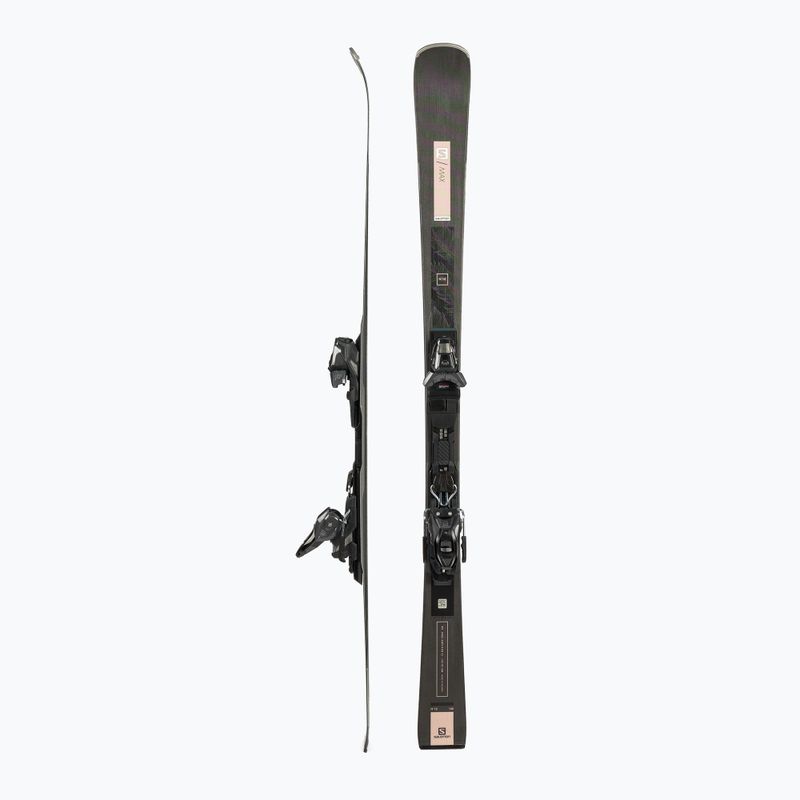 Women's downhill skis Salomon S/Max W 10 + M11 GW black L41135000/L4113210010 2