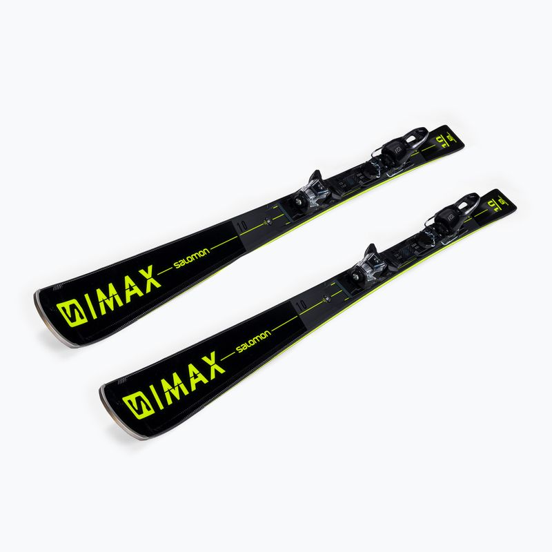 Men's downhill skis Salomon S/Max 10 + M11 GW black L41134300/L4146900010 4