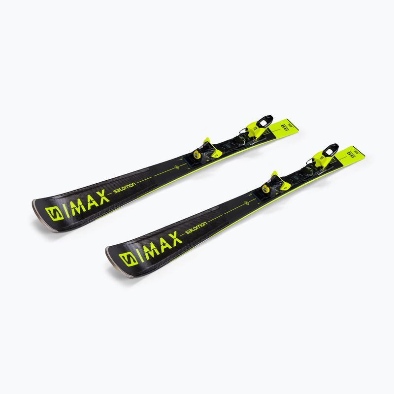 Men's downhill skis Salomon S/Max 8 + M11 GW grey L41134400/L4113200010 5