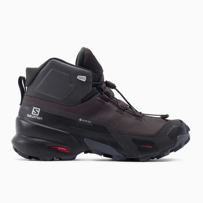 Salomon Cross Hike Mid Gore-Tex men's trekking shoes black L41118500 2