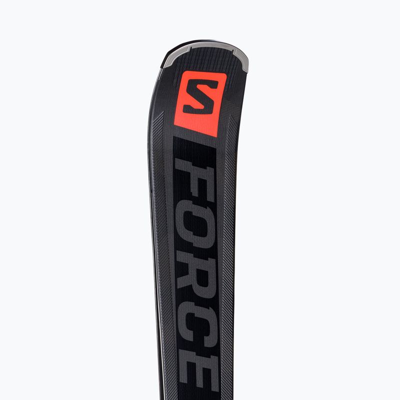 Men's downhill skis Salomon S/Force Ti 80 + Z12 GW grey L41496000/L4146890010 8