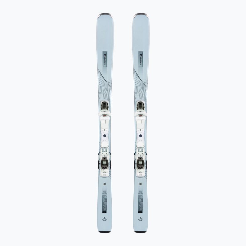 Women's downhill skis Salomon Stance W80 + M10 GW white L41494000/L4113260010