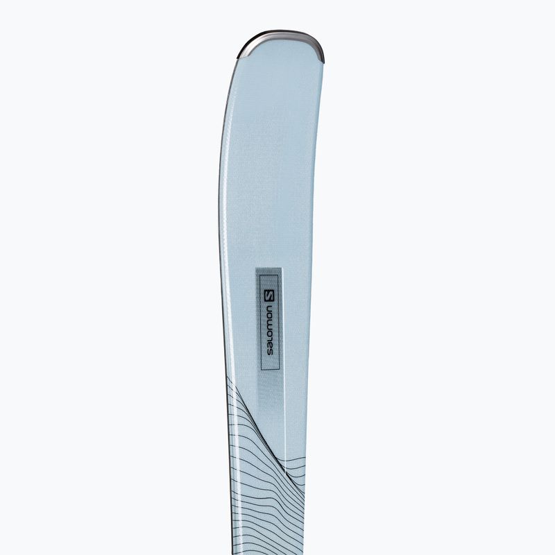 Women's downhill skis Salomon Stance W80 + M10 GW white L41494000/L4113260010 6
