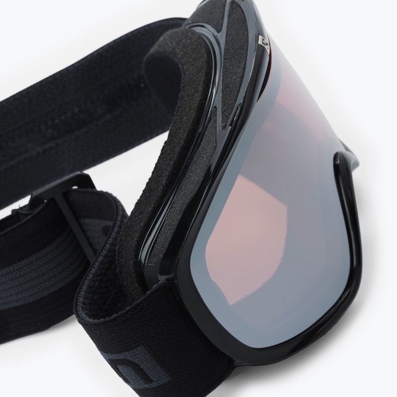 Salomon Sense black/flash orange ski goggles L41484100 5