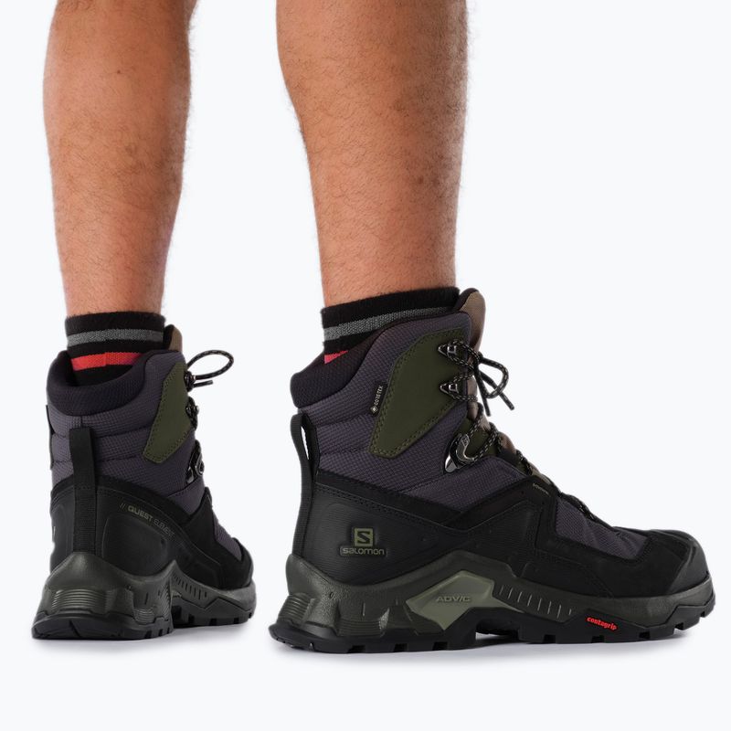 Salomon Quest Element GTX men's trekking boots green L41457100 10
