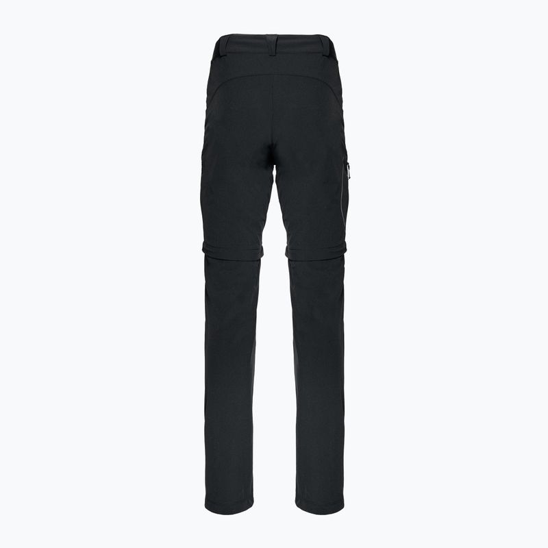 Women's trekking trousers Salomon Wayfarer Zip Off black LC1701900 2