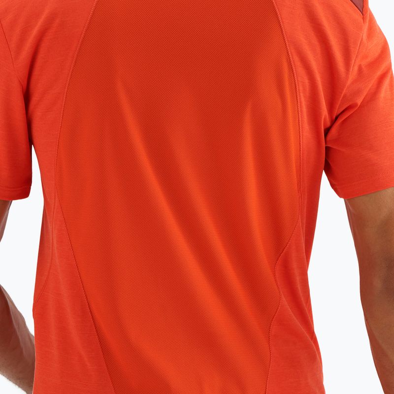 Men's Salomon Outline SS trekking t-shirt red LC1715200 6