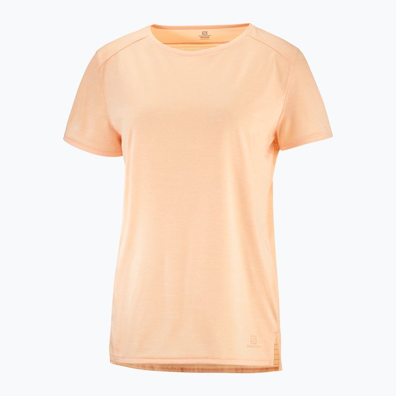 Women's trekking t-shirt Salomon Outline Summer SS orange LC1794500