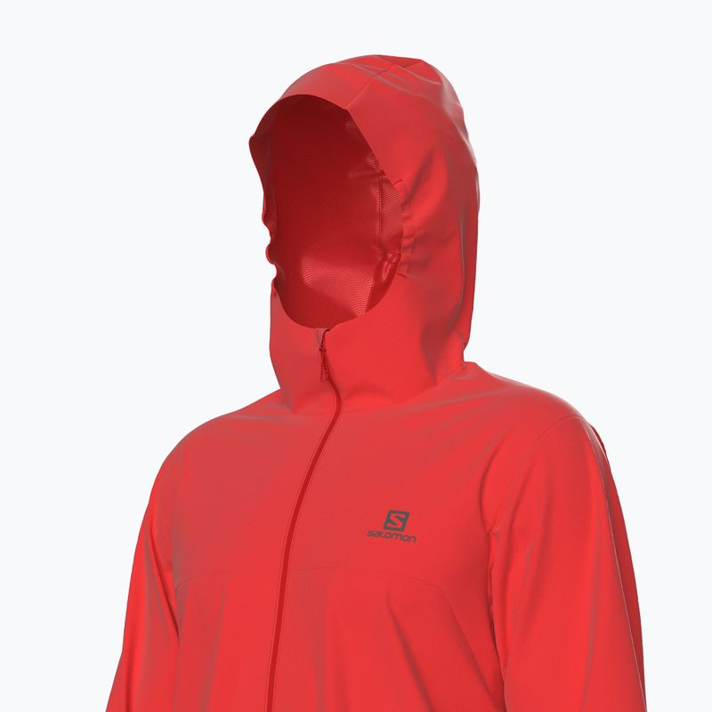 Salomon Essential WP 2.5L men's rain jacket red LC1793900 5
