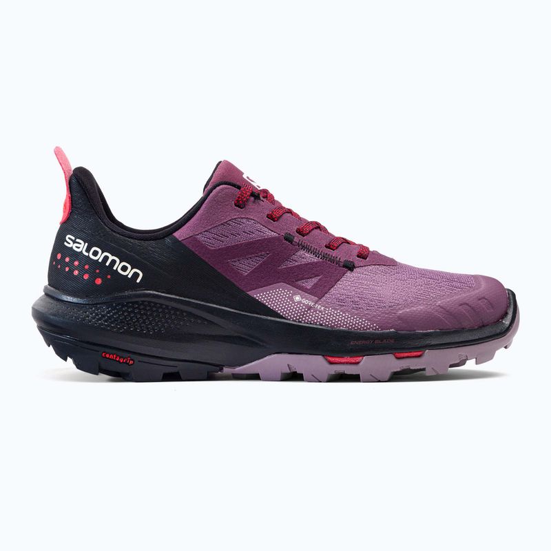 Women's trekking boots Salomon Outpulse GTX purple L41689700 2