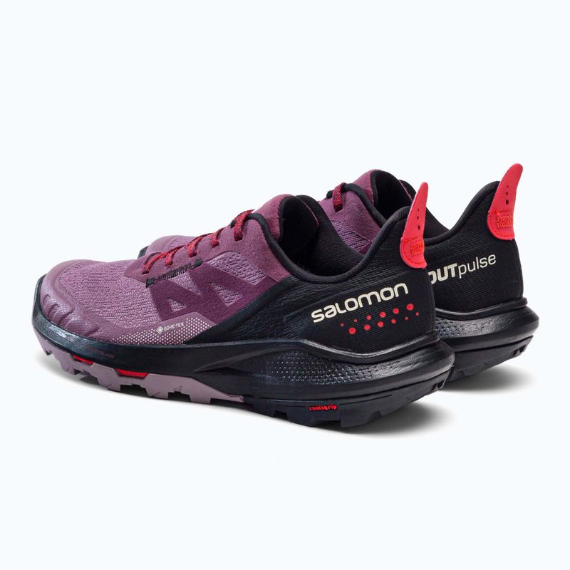 Women's trekking boots Salomon Outpulse GTX purple L41689700 3