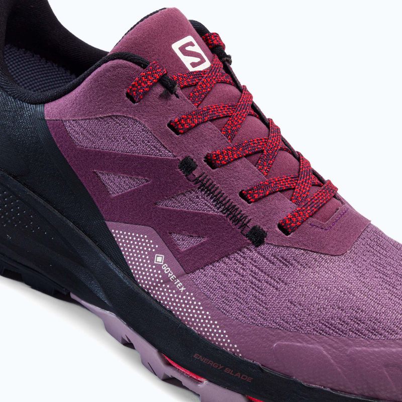 Women's trekking boots Salomon Outpulse GTX purple L41689700 8