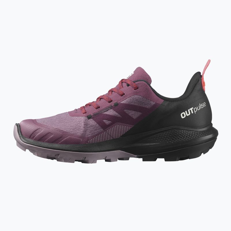Women's trekking boots Salomon Outpulse GTX purple L41689700 11