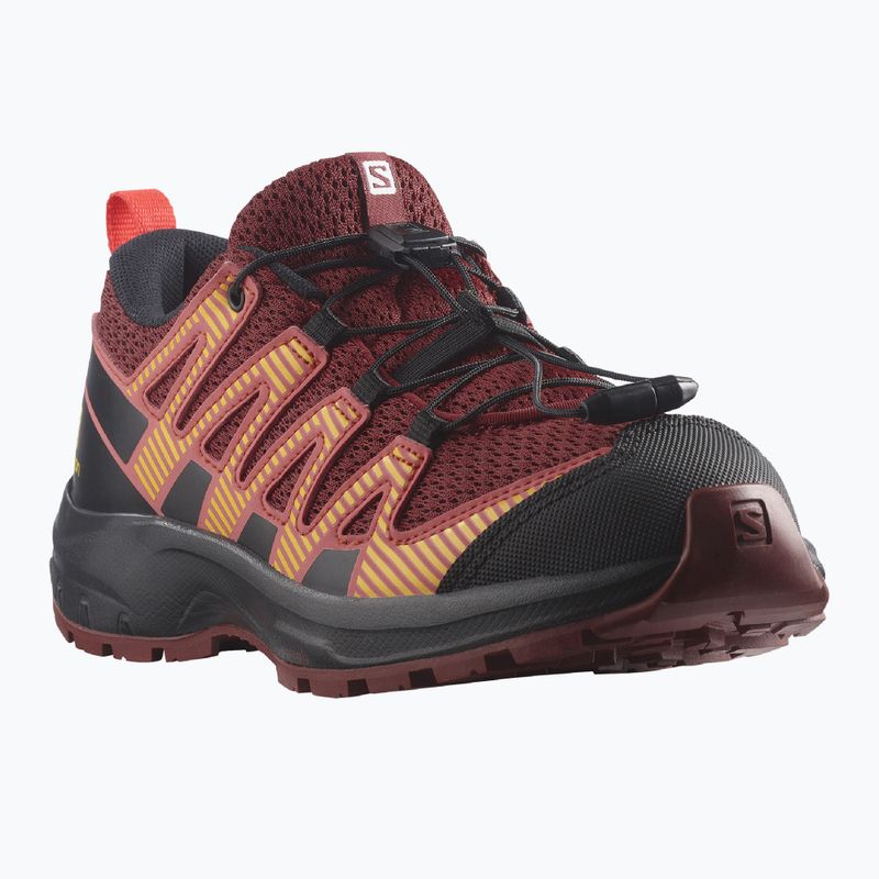 Salomon XA Pro V8 children's trail shoes maroon L41613800 10