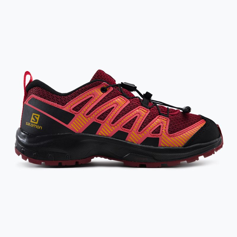 Salomon XA Pro V8 children's trail shoes maroon L41613800 2