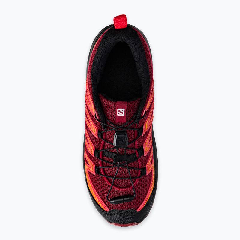 Salomon XA Pro V8 children's trail shoes maroon L41613800 6
