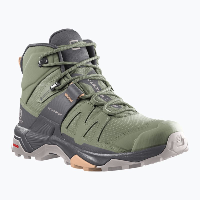 Women's trekking boots Salomon X Ultra 4 MID GTX green L41625100 11