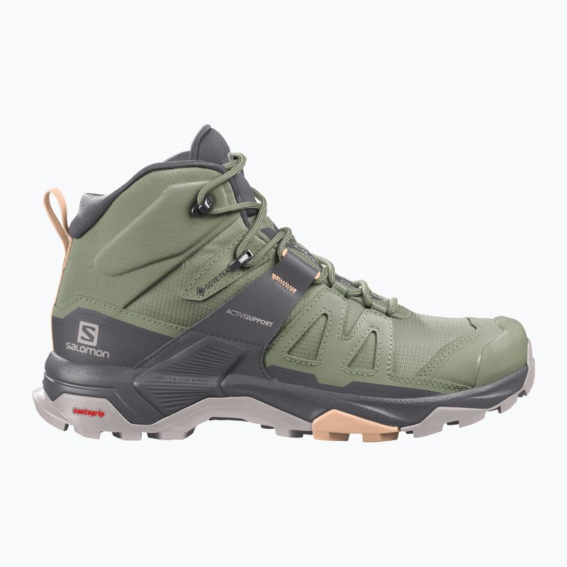 Women's trekking boots Salomon X Ultra 4 MID GTX green L41625100 12