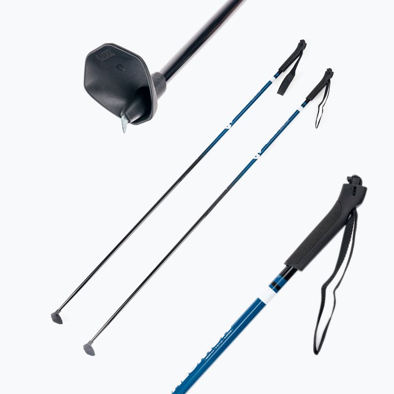 Salomon Escape Alu black-blue cross-country ski poles L47024700 5