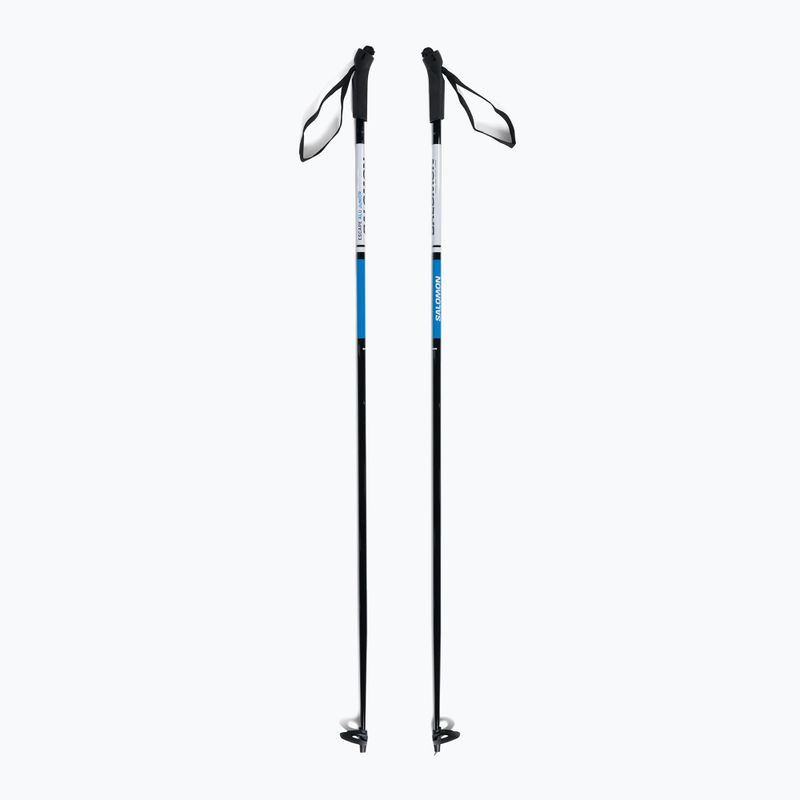 Salomon Escape Alu Jr. children's cross-country ski poles black/blue/white