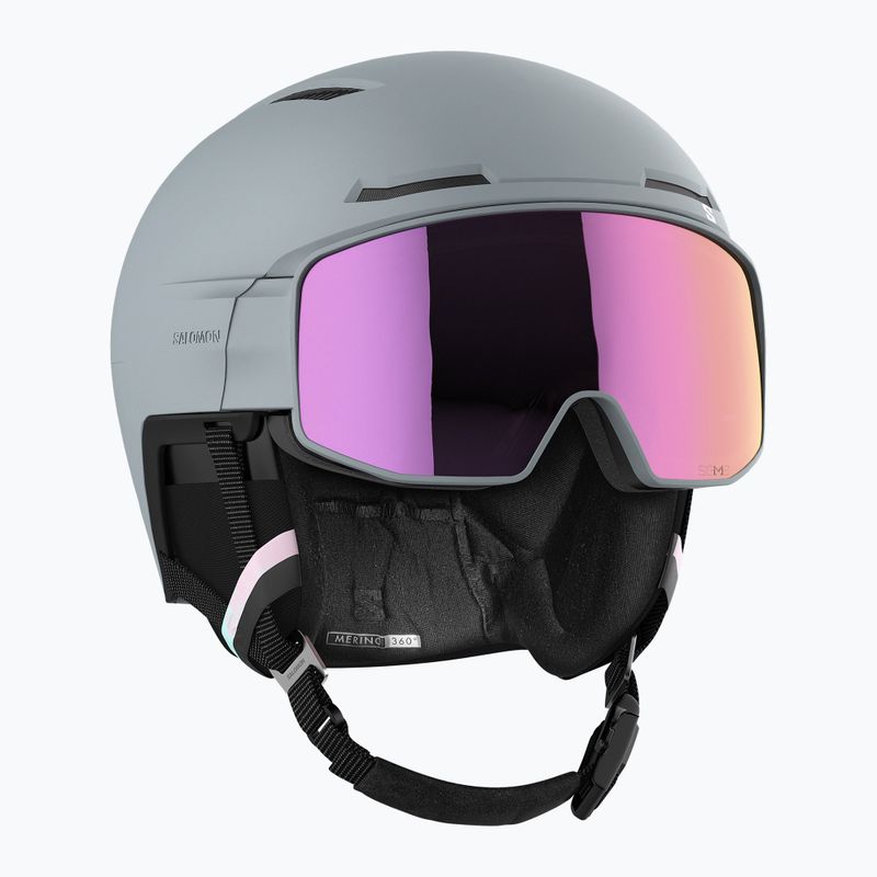 Salomon Driver Prime Sigma Plus+el S1/S2 grey ski helmet L47011200 8