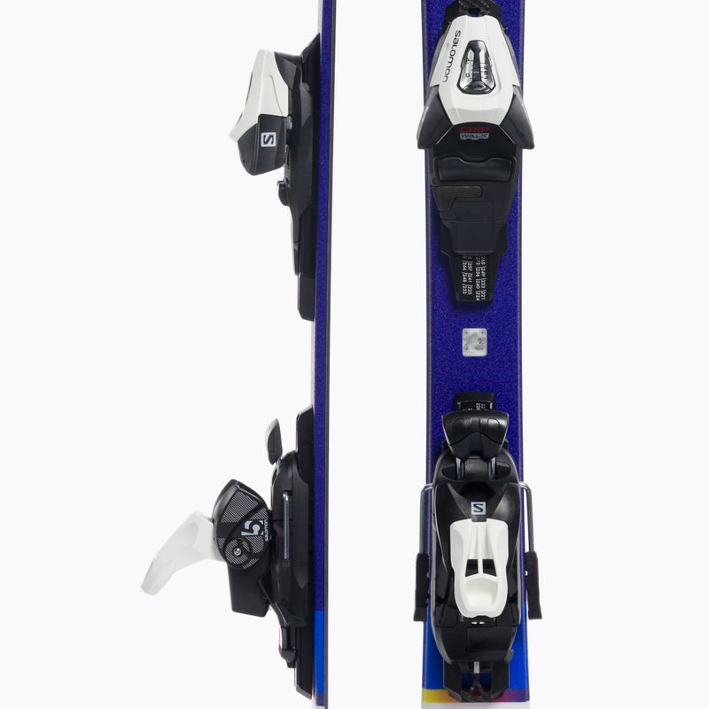 Children's downhill skis Salomon S Race Jr. + C5 blue L47042100 5