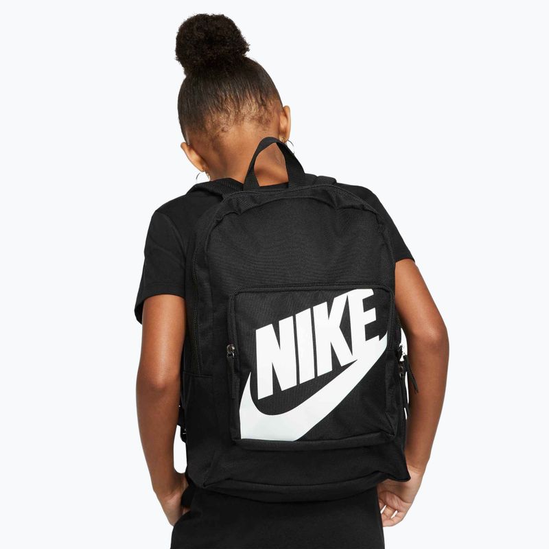 Children's backpack Nike Classic 16 l black/black/white 6