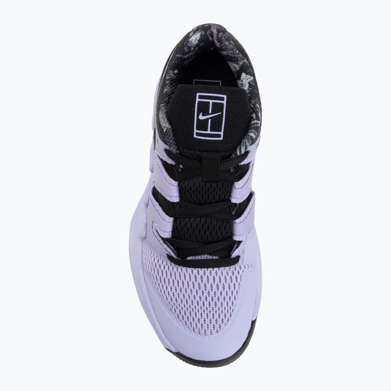 Children's tennis shoes Nike Court Vapor X Jr purple agate/white/hyper crimson/black 5