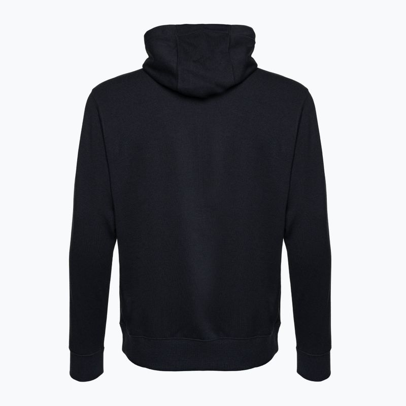 Men's Nike Sportswear Club Hoodie FZ black/black/white 2