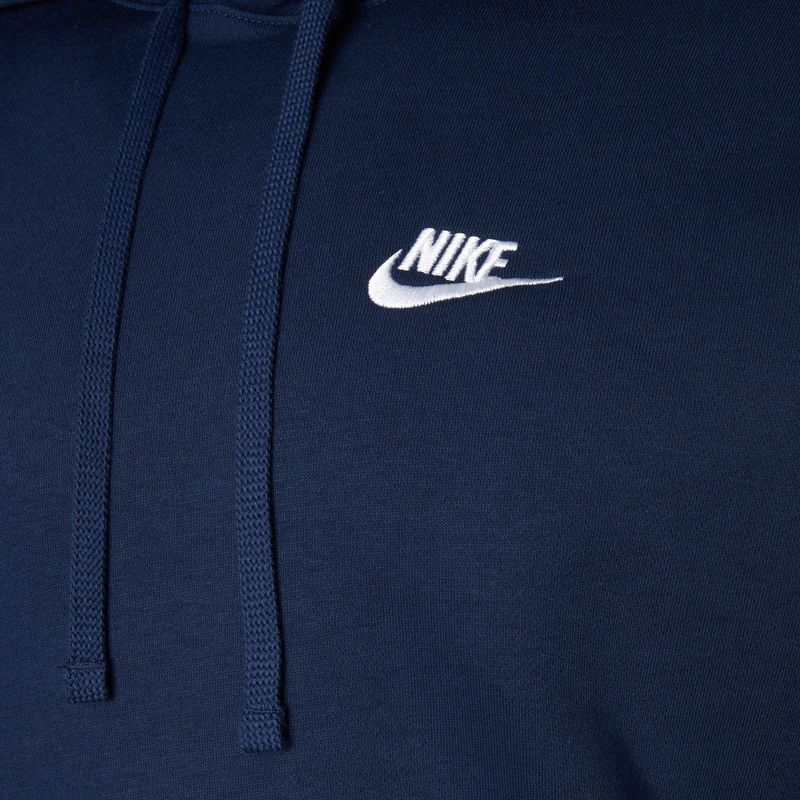 Men's Nike Sportswear Club Fleece Hoodie midnight navy/midnight navy/white 3