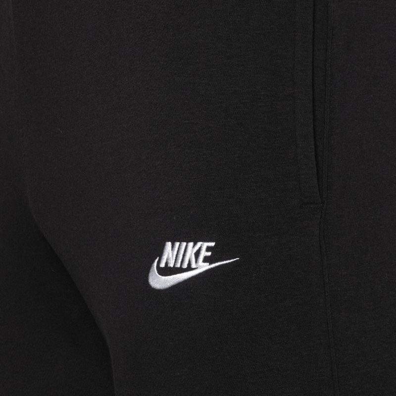 Men's Nike Sportswear Club Fleece black/white trousers 3