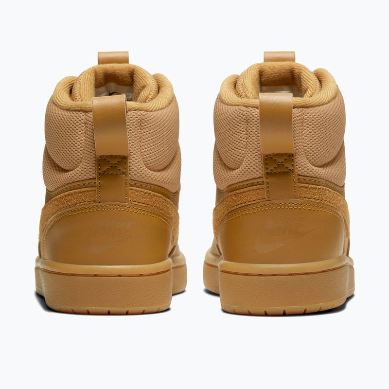 Children's shoes Nike Court Borough Mid 2 Boot (Gs) wheat/gum med brown/wheat 2