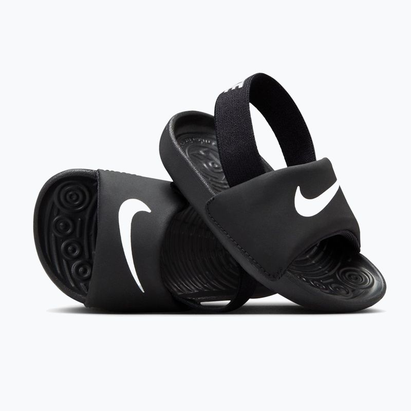 Children's flip-flops Nike Coffee black/white/white/white 3
