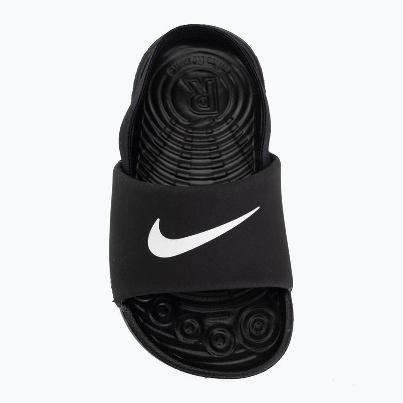 Children's flip-flops Nike Coffee black/white/white/white 5