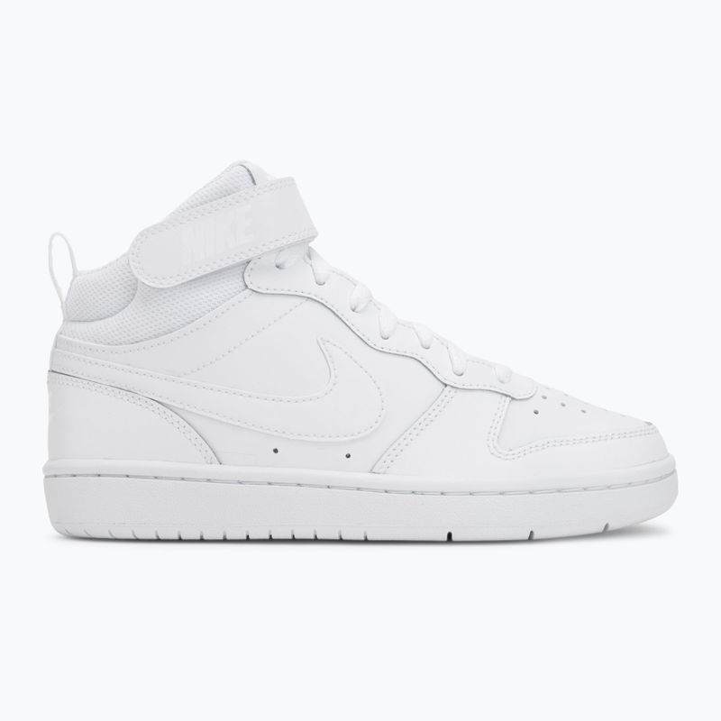 Children's shoes Nike Court Borough Mid 2 white/white/white 2