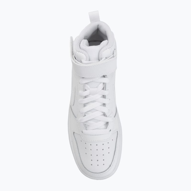 Children's shoes Nike Court Borough Mid 2 white/white/white 5