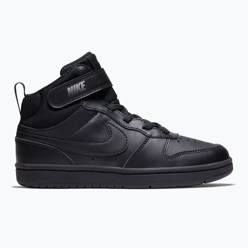 Children's shoes Nike Court Borough Mid 2 black/black/black