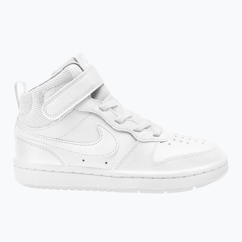 Children's shoes Nike Court Borough Mid 2 white/white/white